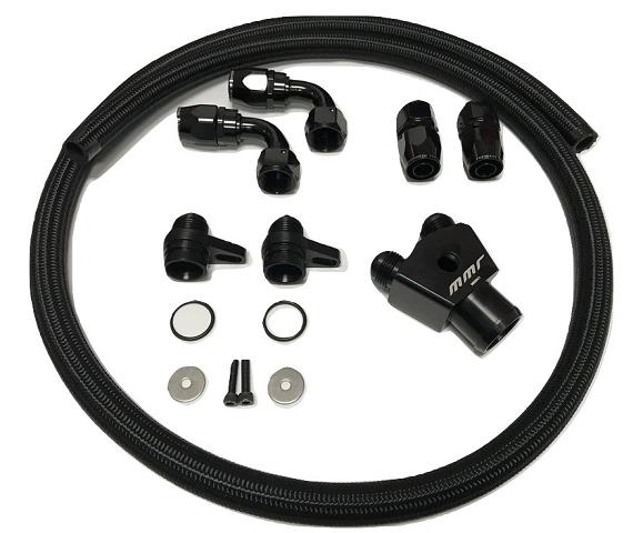 MMR Ford 4.6 Cobra Coolant Cross Over Delete w/lines NO FILLER