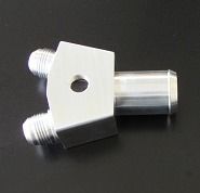 -12 AN to Radiator Barb Fitting Y block (fuel or coolant)