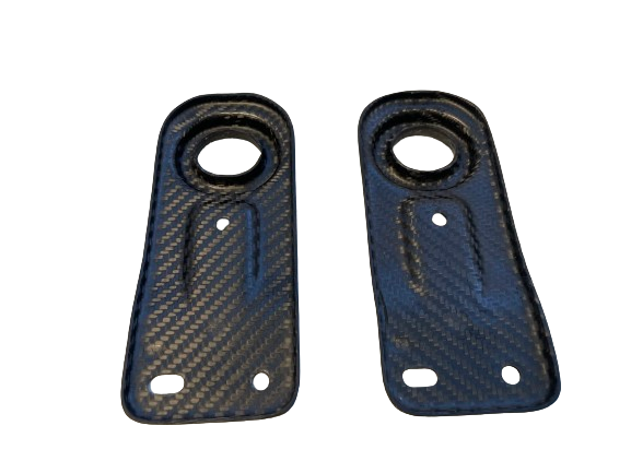 Carbon Fiber Radiator Hold Down Brackets 2005-2024